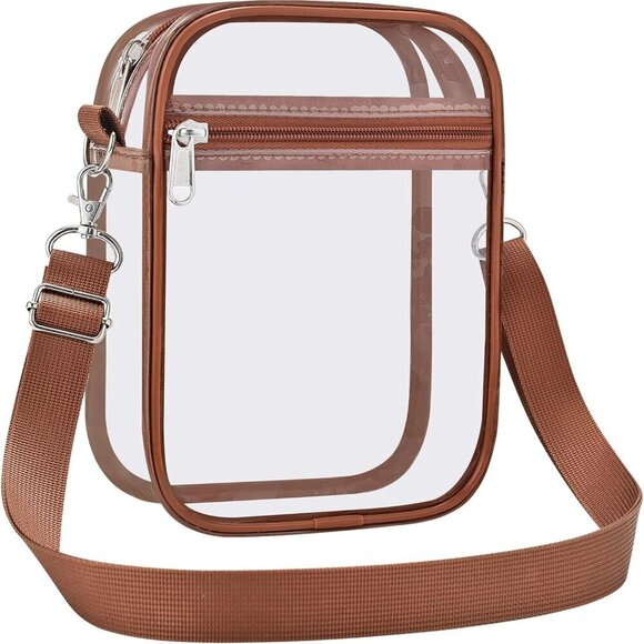 Clear Purse Stadium Approved CrossBody Bag for Men and Women - Picture 7 of 7